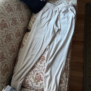 Charlotte Russe Cream Joggers